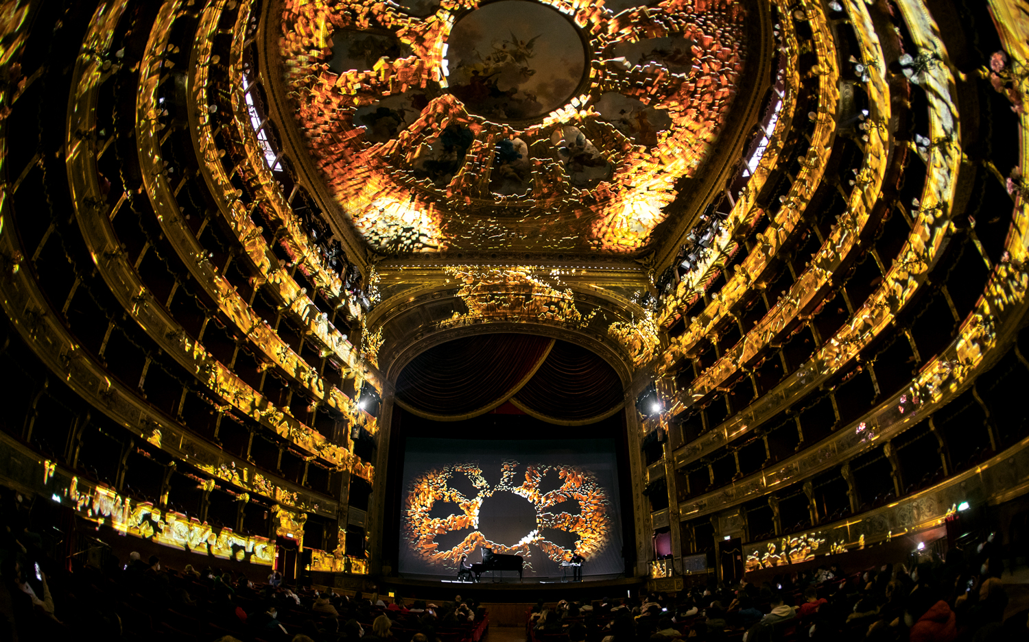 video mapping immersivo a 360° teatro massimo palermo per suoni in estinzione